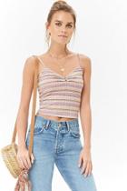 Forever21 Gathered Multi-striped Cami
