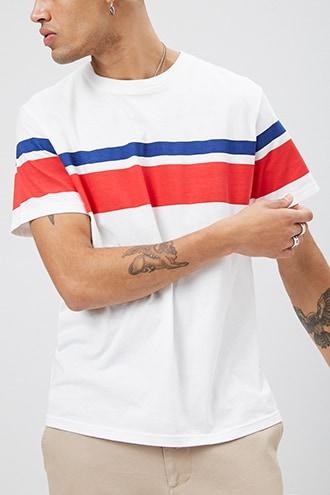 Forever21 Colorblock Cotton Tee