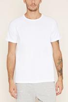 21 Men Men's  White Side-zip Raglan Tee