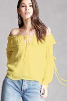 Forever21 Off-the-shoulder Peasant Blouse