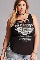 Forever21 Plus Size High-low Muscle Tee
