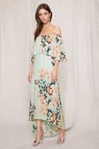 Forever21 Pretty By Rory Floral Midi Dress
