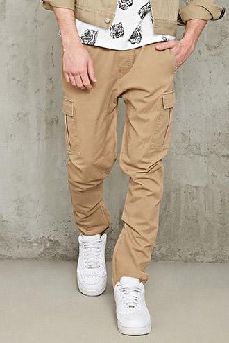 Forever21 Slim-fit Drawstring Cargo Pants