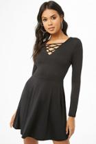 Forever21 Caged Fit & Flare Dress