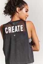 Forever21 Active Create Graphic Muscle Tee