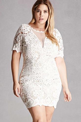 Forever21 Plus Size Soieblu Crochet Dress