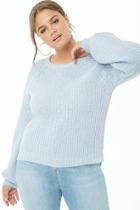 Forever21 Plus Size Marled Ribbed Knit Sweater