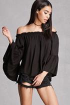 Forever21 Bell-sleeve Off-the-shoulder Top