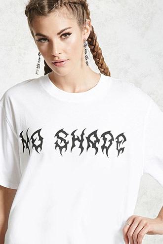 Forever21 Oversized No Shade Graphic Tee