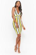 Forever21 Ribbed Striped Bodycon Dress