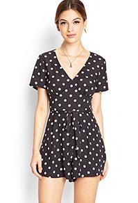 Forever21 Retro Polka Dot Romper
