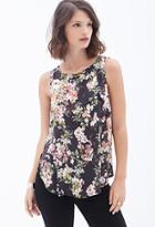 Forever21 Contemporary Floral Printed Blouse