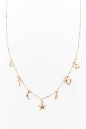 Forever21 Cosmic Charm Necklace