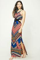 Forever21 Geo Print Maxi Dress