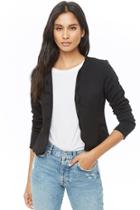 Forever21 Scalloped Open-front Jacket