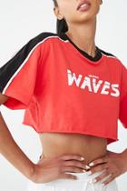 Forever21 Active Make Waves Boxy Crop Top