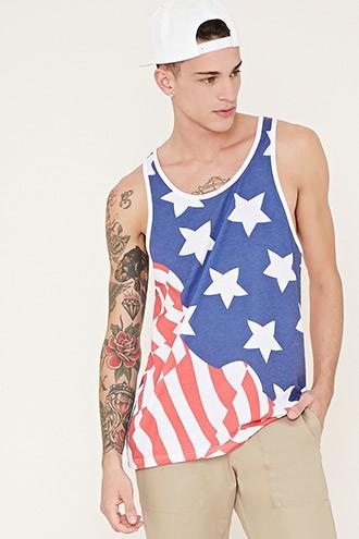 21 Men Men's  Reason Stars And Stripes Tank