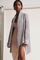 Forever21 Open-front High-low Cardigan