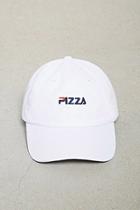 Forever21 Men Pizza Embroidered Dad Cap