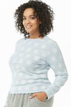 Forever21 Plus Size Snowflake Print Thermal