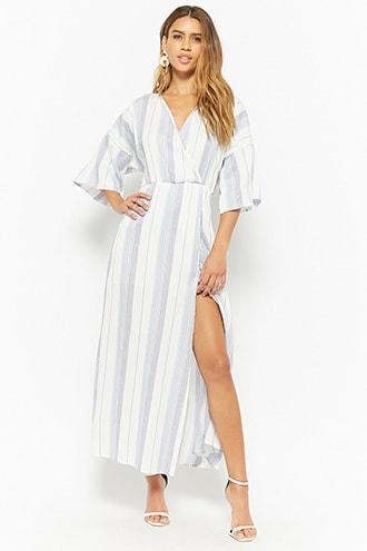 Forever21 Striped Tulip Maxi Dress