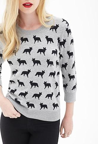 Forever21 Fox Parade Sweater