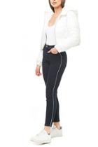 Forever21 Piped-trim Skinny Jeans