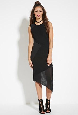 Forever21 Women's  Marina T. Paneled Dress