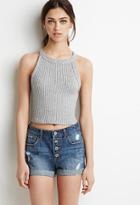 Forever21 Button Fly Denim Shorts
