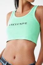Forever21 Exclusive Graphic Crop Top