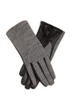 Forever21 Glen Plaid Faux Leather Gloves