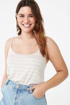 Forever21 Plus Size Ribbed Striped Cami