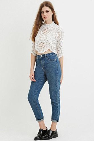 Forever21 Contemporary Life In Progress Mom Jeans