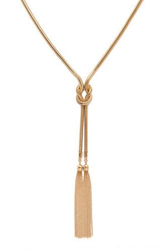 Forever21 Knotted Chain Necklace