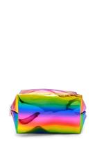 Forever21 Metallic Rainbow Makeup Bag