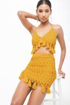 Forever21 High-waist Crochet Skirt