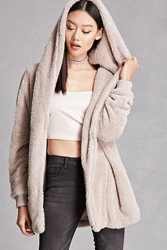 Forever21 Filtre Faux Shearling Jacket