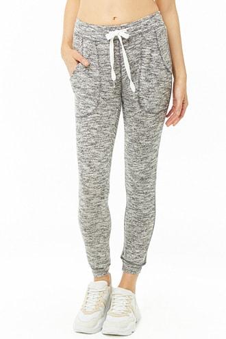 Forever21 Marled Slub Knit Joggers