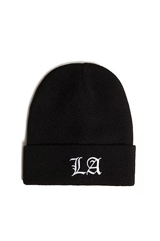 Forever21 Men Ribbed La Beanie