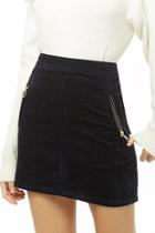 Forever21 Corduroy Zip-pocket Skirt