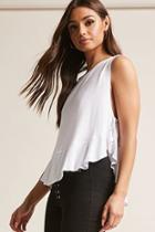 Forever21 High-low Ruffle Top