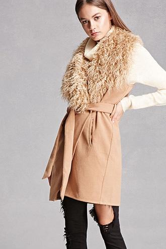 Forever21 Selfie Leslie Shaggy Vest