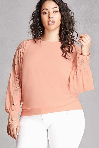 Forever21 Plus Size Soieblu Studded Blouse