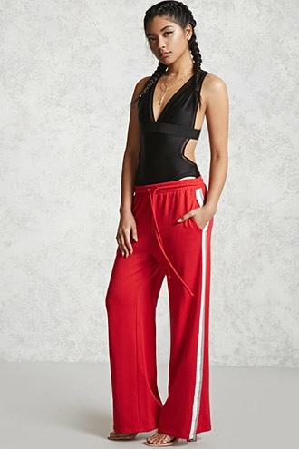 Forever21 Side-stripe Sweatpants