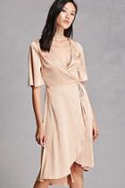 Forever21 Satin Wrap Dress