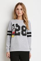 Forever21 Mickey Mouse Heathered Sweatshirt