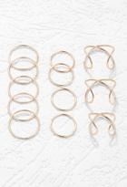 Forever21 Curved Open Midi Ring Set
