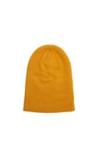 21 Men Men's  Mustard Fold-over Knit Beanie