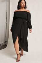 Forever21 Plus Size Off-the-shoulder Maxi Dress