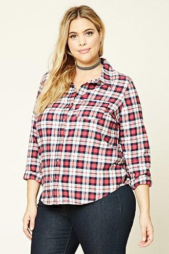 Forever21 Plus Size Buffalo Plaid Shirt
